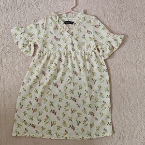 3/25 Japan brand Futafuta Floral little girl Dress